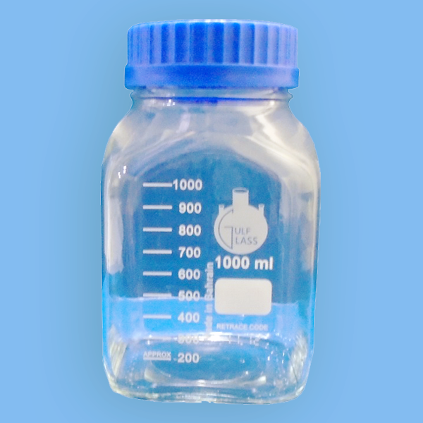 Square Bottle Wide mouth - GL80